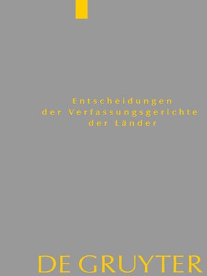 cover image of Baden-Württemberg, Berlin, Brandenburg, Bremen, Hamburg, Hessen, Mecklenburg-Vorpommern, Niedersachsen, Saarland, Sachsen, Sachsen-Anhalt, Schleswig-Holstein, Thüringen